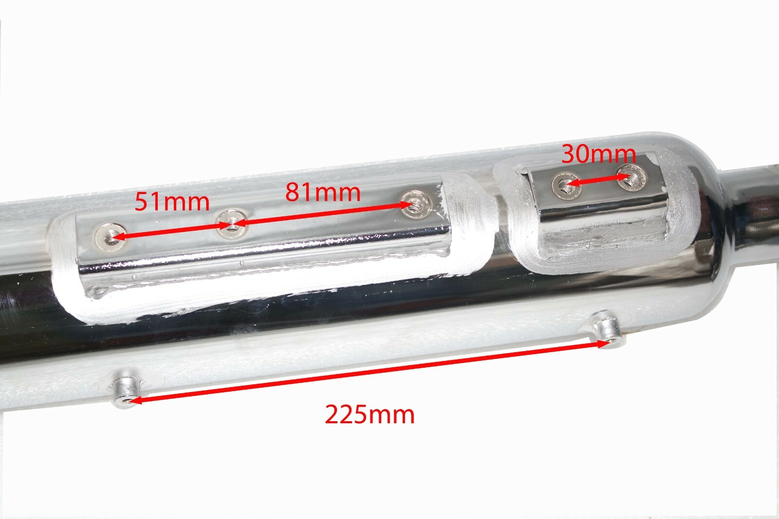 Fits Royal Enfield Electra Standard Classic 350 500cc Hollow Long Silencer 