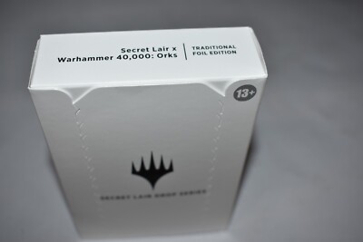 MTG Secret Lair x Warhammer 40,000: Orks Edition 40K ORCS SEALED FOIL