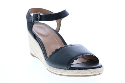 Женские черные туфли на танкетке Vionic Stephany Strap Wedge 10010872-BLK 8