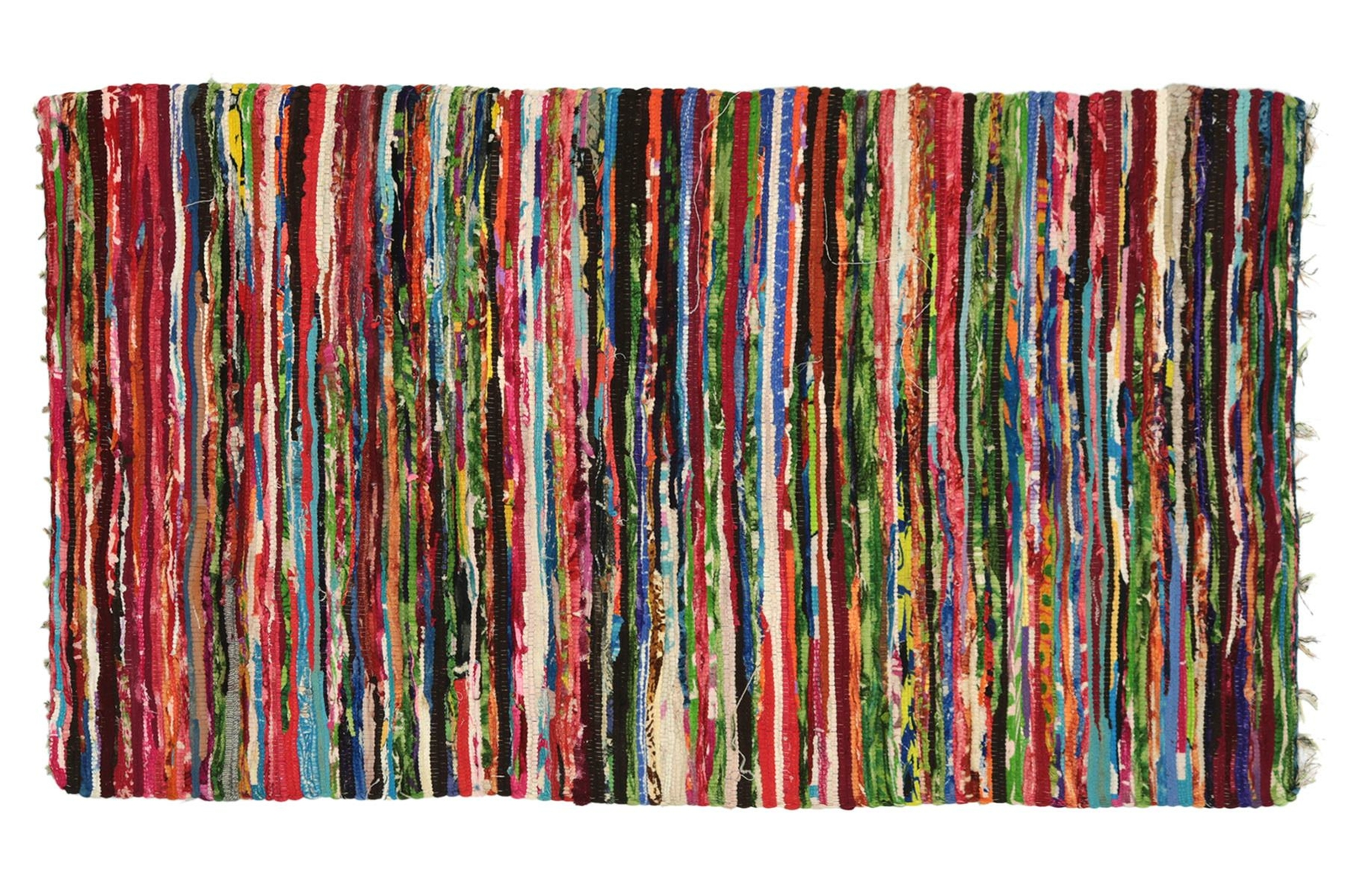 Flickenteppich Fleckerlteppich 180x110 Handgewebt Teppich ...