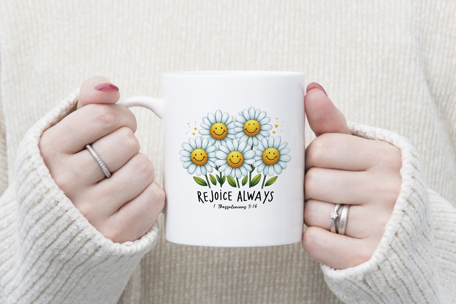 Rejoice Always 1 Thessalonians 5:16 Bible Verse Mug