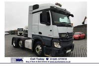 2014 - 64 - MERCEDES ACTROS 2545 6X2 AUTO SLEEPER CAB TRACTOR UNIT (EURO 6)
