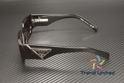 Pre-owned Prada Pr 09zsf 2au06b Tortoise Dark Brown 55 Mm Men's Sunglasses