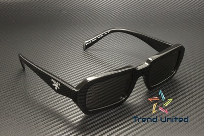 PRADA PRADA PR A12S 16K08Z BLACK DARK GREY 52 MM WOMEN'S SUNGLASSES