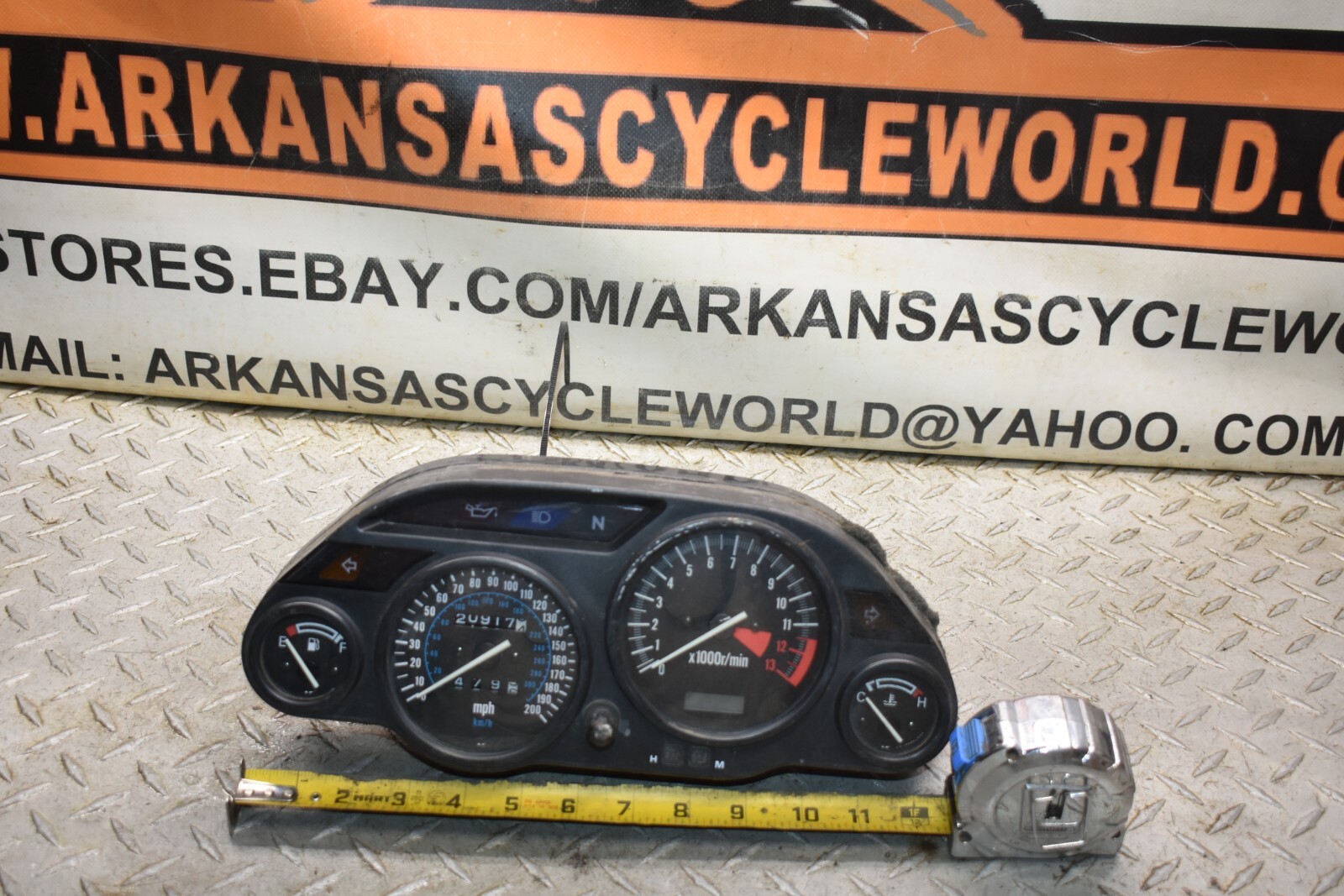 A4-1 SPEEDOMETER DASH DAMAGE 99 KAWASAKI NINJA 1100 ZX11 ZX