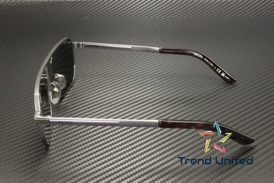 Pre-owned Prada Pr A53s 7cq09t Matte Gunmetal Dark Grey 59 Mm Men's Sunglasses In Gray