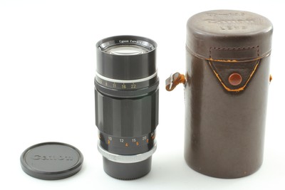 [Near MINT] Canon 135mm f/3.5 L39 MF Lens Leica Screw Mount w/ Case From JAPAN