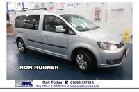 2015 - 65 - VOLKSWAGEN CADDY MAXI C20 LIFE 102PS DISABLED MINIBUS **NON RUNNER**