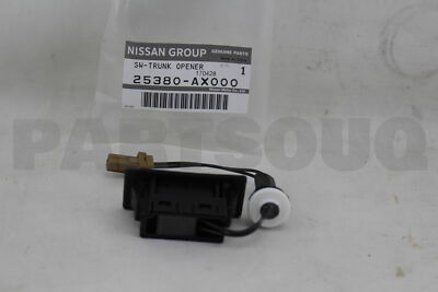 25380AX000 Genuine Nissan SW-TRUNK OPENER 25380-AX000 | eBay