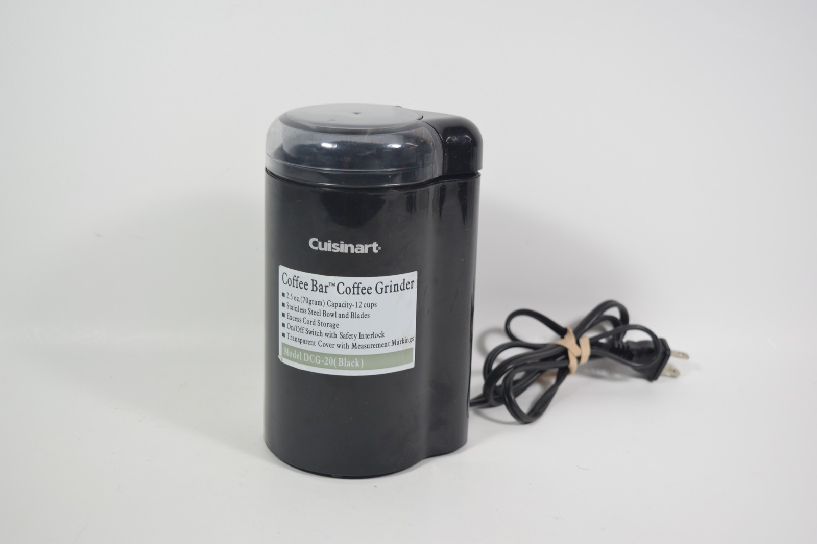 CUISINART Coffee Grinder SEEDS NUTS GRAINS Herbs DCG-20 Barely Used Stainless