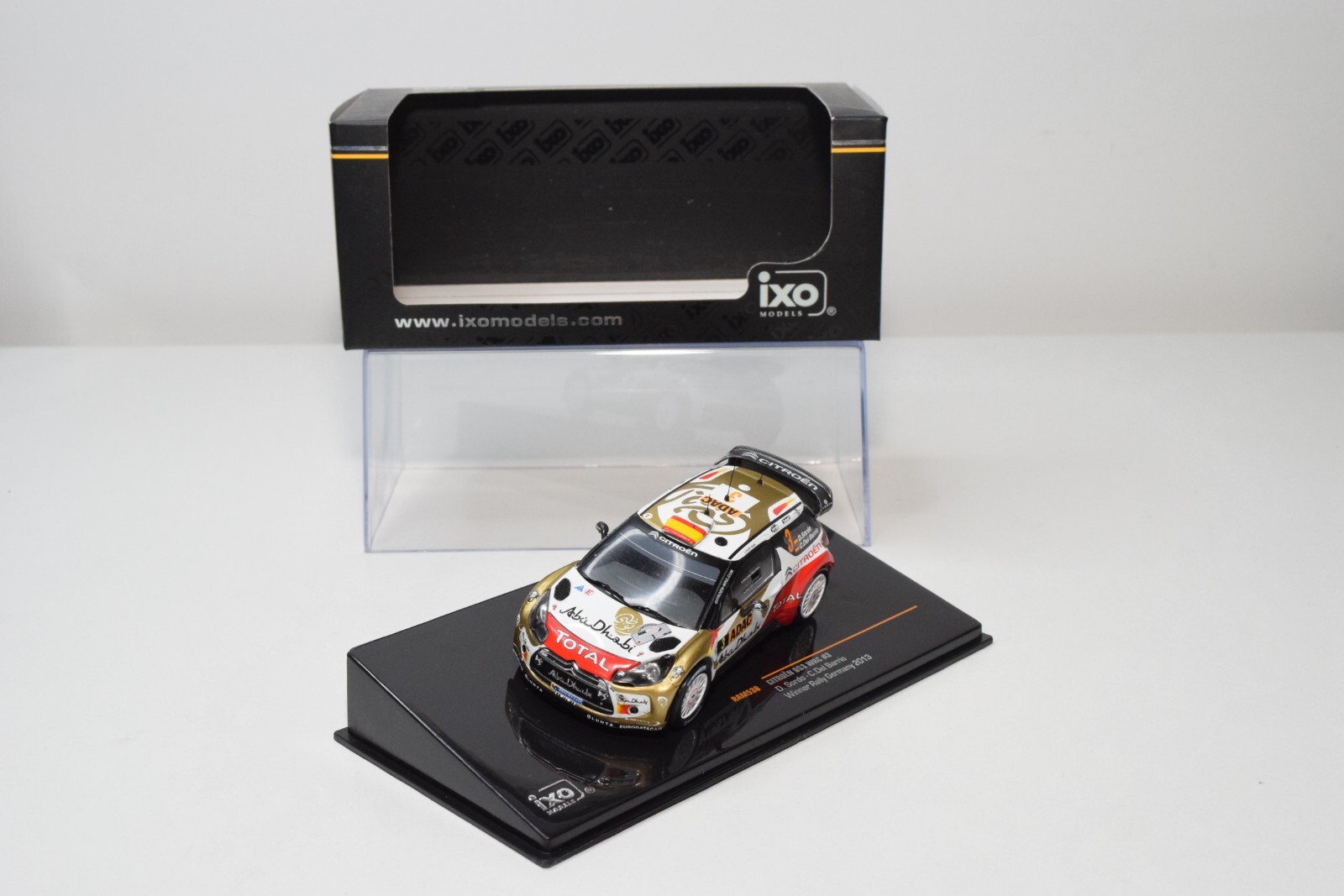 B21 1:43 IXO RAM538 CITROEN DS3 WRC #3 WINNER RALLY GERMANY