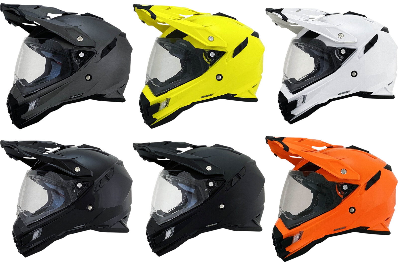 AFX FX-41DS Solid Dual Sport Motorcycle Helmet XS-2XL DOT/ECE Pick
