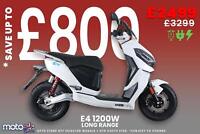 MGB E4 1200W 45kmh Long Range - £600 off | Road Legal Electric Scooter