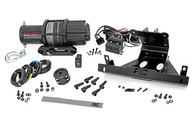 Rough Country Winch & Mount RS4500S for Can-Am Maverick X3 4WD 2017-2023 92068