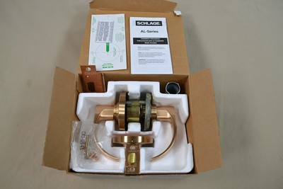 Schlage AL10S Nep 626 Passage Lever Latch-Neptune-NEW