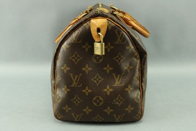 Louis Vuitton Ladies Brown Monogram Speedy 30 Tote Handbag -Free Shipping!