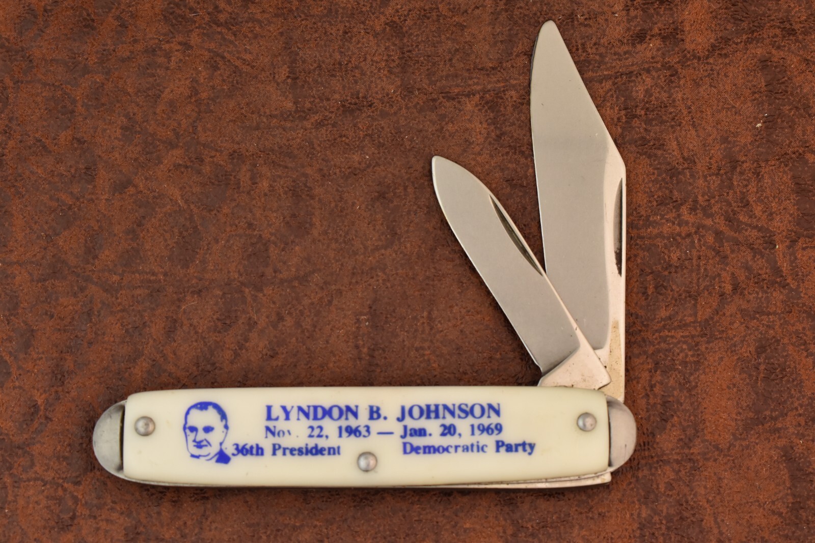VINTAGE NOVELTY KNIFE CO MADE IN USA 1976 JACK PRESIDENT VINTAGE NOVELTY KNIFE CO MADE IN USA 1976 JACK PRESIDENT