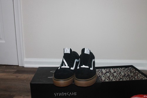 Pre-owned Vans Size 10 -  Golf Wang X Old Skool Pro S In Green