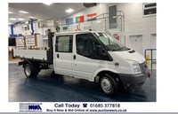 2014 Ford Transit T350 2.2TDCI 125PS RWD 3 SEAT DOUBLE CAB TIPPER --------------