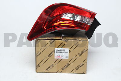 あひる 8155133550 Genuine Toyota LENS & BODY, REAR COMBINATION LAMP
