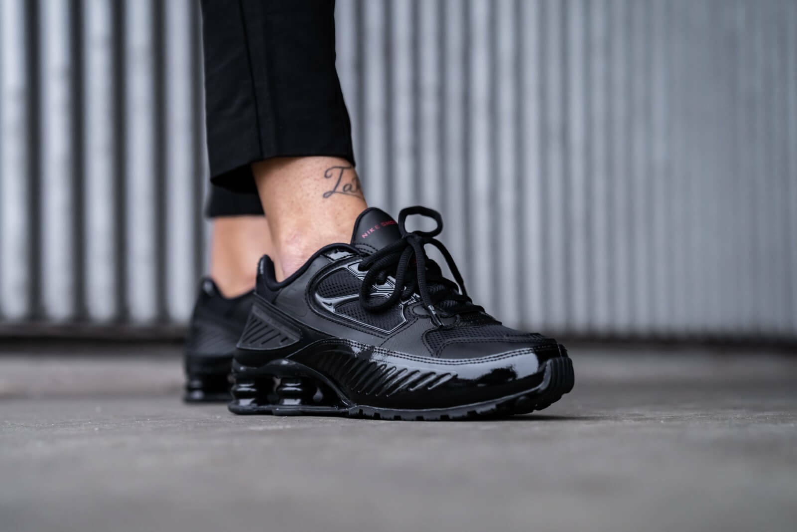 womens black waterproof trainers