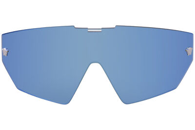 Pre-owned Versace Ve4461 148/6v Sunglasses Crystal/grey 47mm W/extra Interchangeable Lens In Blue