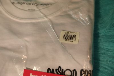 Pre-owned Virgil Abloh 2017 Kid Cudi X  Mr. Rager Iii Ls Tee Tour White Size Medium