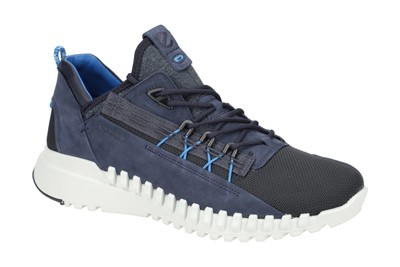 ECCO ECCO ZIPFLEX HERRENSCHUHE - SNEAKERS - HALBSCHUHE BLAU FREIZEIT NEU
