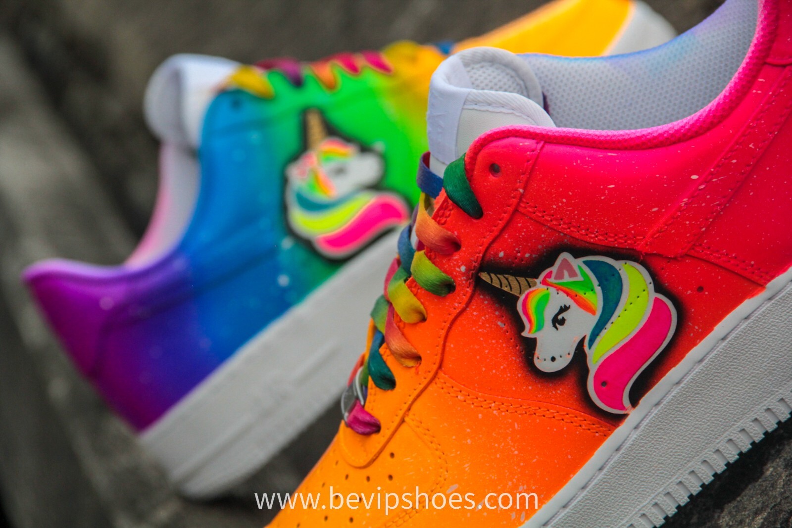 Custom Air Force 1 Unicorn Rainbow BEST QUALITY custom shoes af1 ANY size eBay