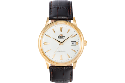 Pre-owned Orient Bambino Version 1 Fac00003w0 Ac00003w White Dial