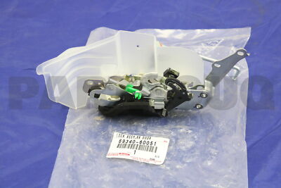 6934060051 Genuine Toyota LOCK ASSY, REAR DOOR, LH 69340