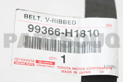 Vフィン Amazon.com: Toyota Genuine V Ribbed Belt for Air Conditioner