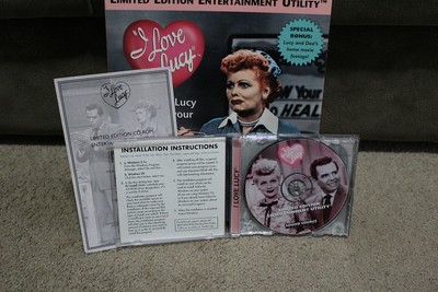 Lucille Ball I Love Lucy Rare Limited Edition Entertainment CD Rom Utility & COA