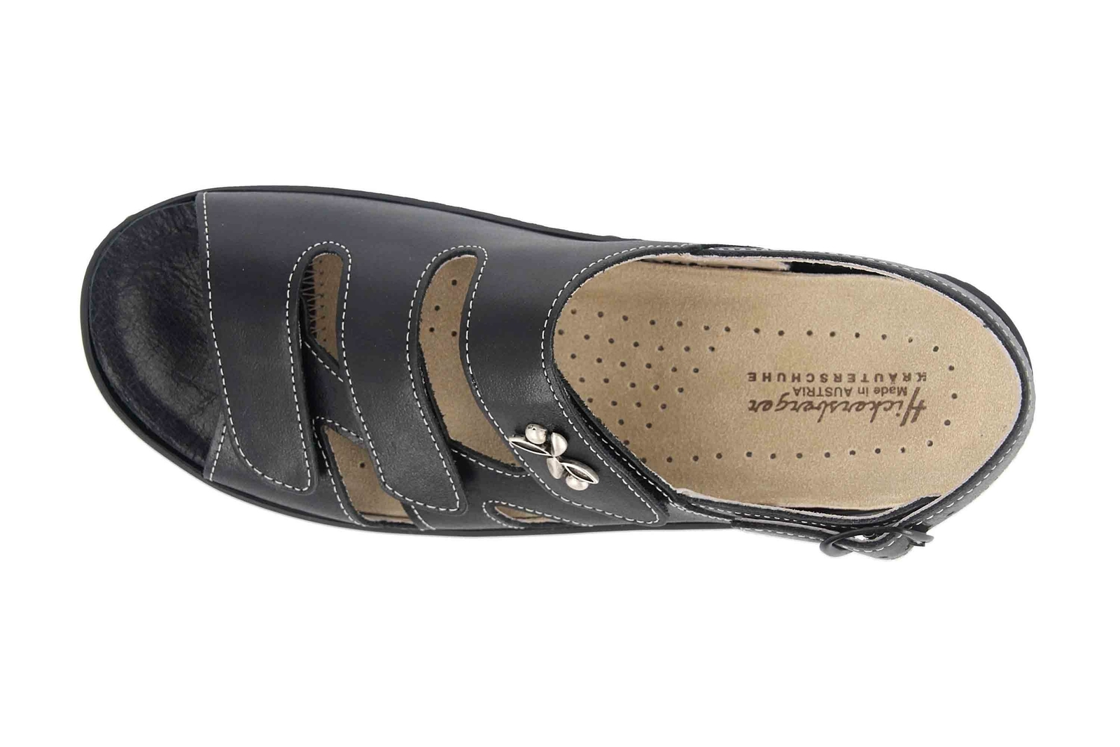 HICKERSBERGER HICKERSBERGER SANDALETTEN 5109-9090 DAMENSCHUHE ÜBERGRÖSSEN SCHWARZ