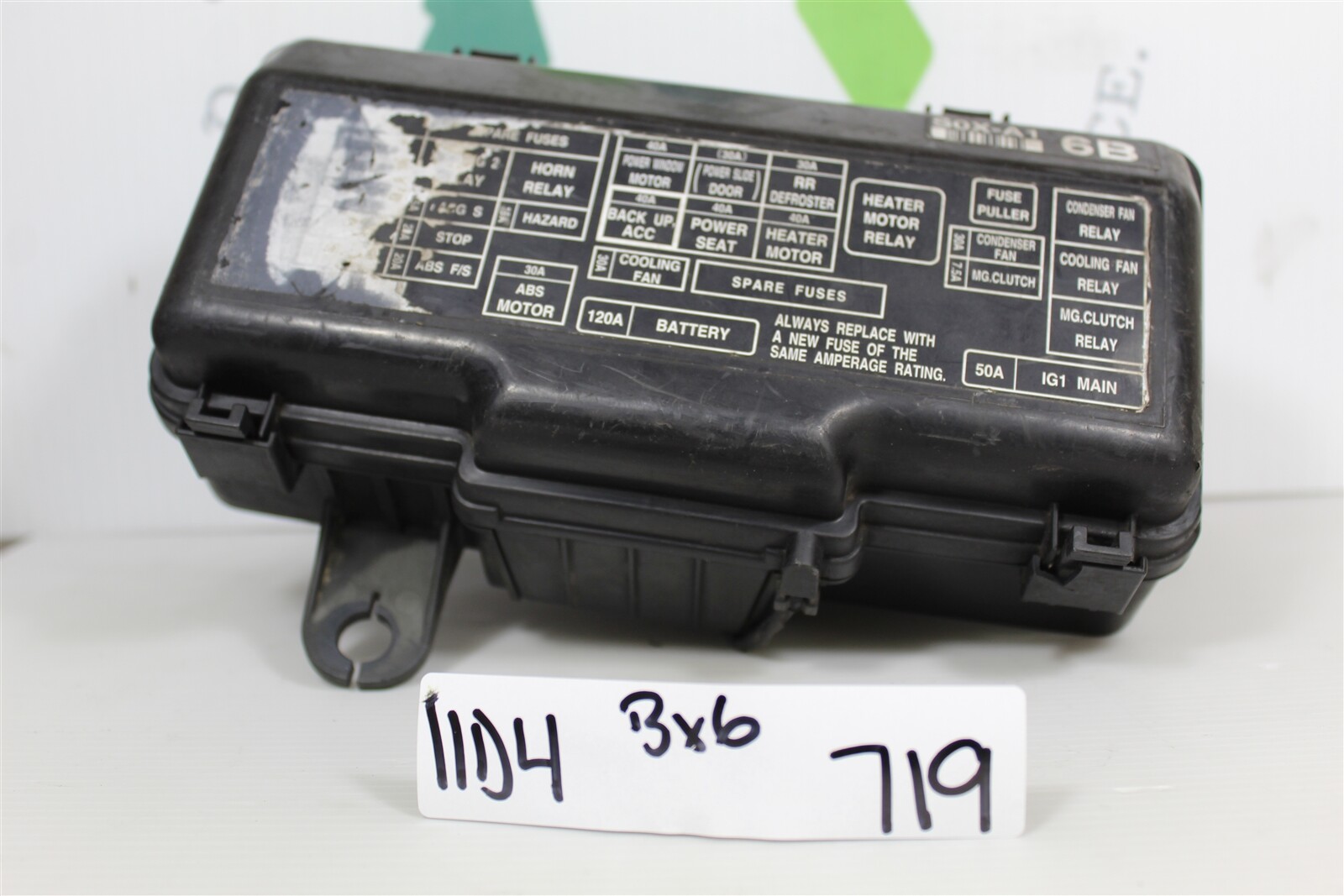 S0XA16B Honda Odyssey Accord 2002-2004 Fuse Box Relay