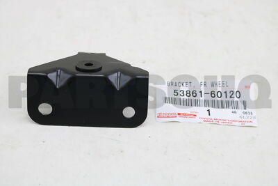 えん 5386160120 Genuine Toyota BRACKET, FRONT WHEEL OPENING, NO.1