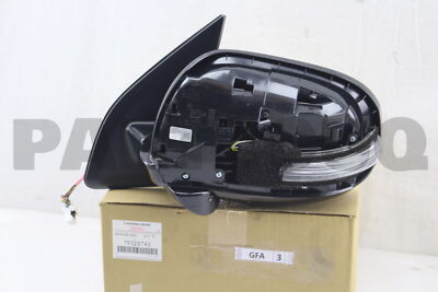 7632B743 Genuine Mitsubishi MIRROR ASSY,DOOR,LH | eBay