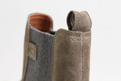 CAMEL ACTIVE CAMEL ACTIVE STIEFELETTEN GRAU NUBUK LEDER VARIOBÜNDCHEN