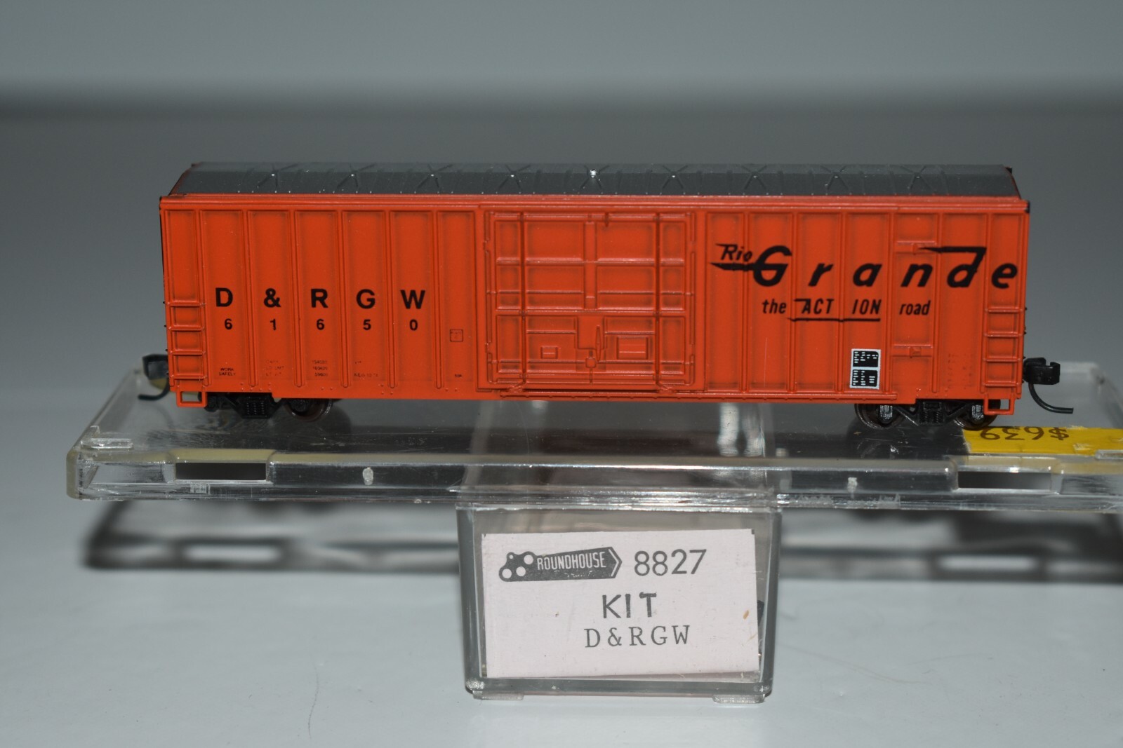 N Scale Roundhouse 8827 Rio Grande 50' Single Door Boxcar