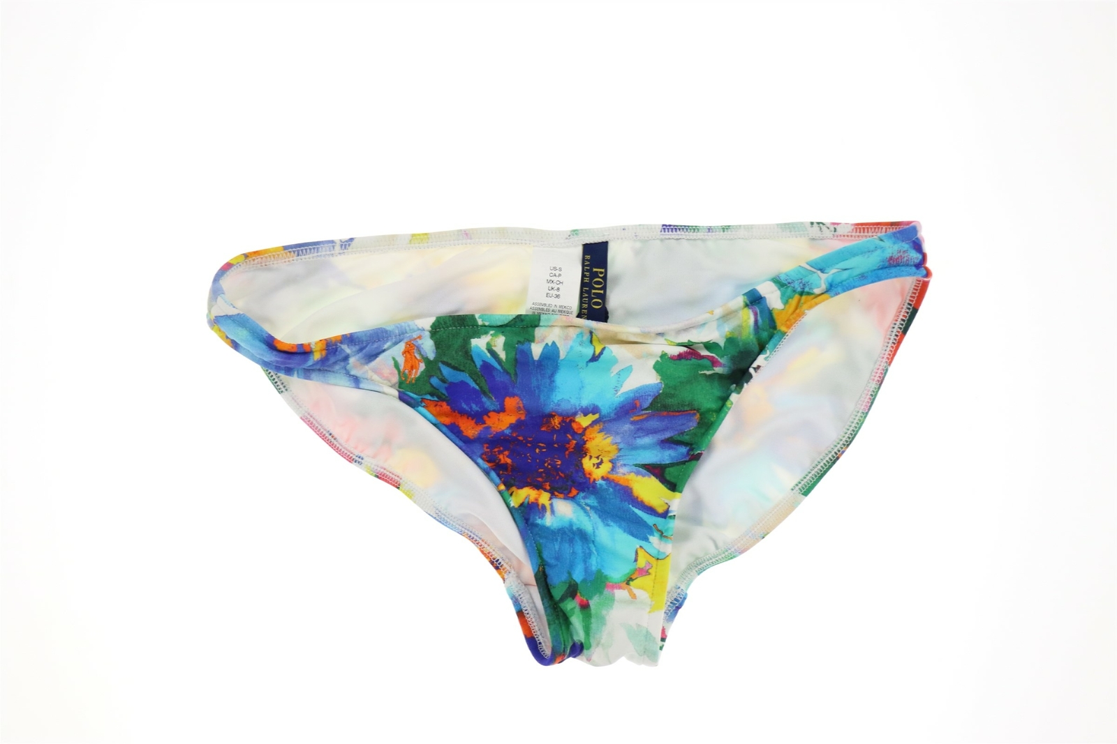 Polo Ralph Lauren 267435 Women Multi Bikini Bottom Swimwear Size S