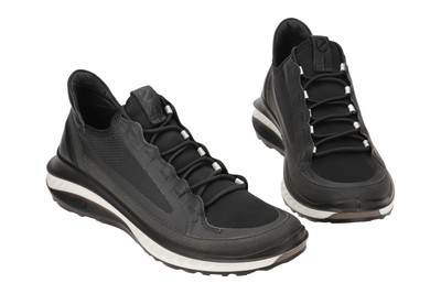 ECCO ECCO ST.360 MENS HERRENSCHUHE - SPORTLICHE HALBSCHUHE - SCHNÜRSCHUHE SCHWARZ