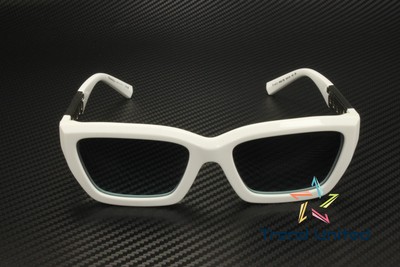 Pre-owned Tiffany & Co Tiffany Tf4213 83929s Bright White Azure Gradient Blue 54 Mm Women's Sunglasses
