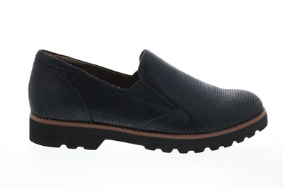

Earthies Alamada Printed Suede ALAMADA-BLK Женские черные лоферы на плоской подошве 5, Черный, Earthies Alamada Printed Suede