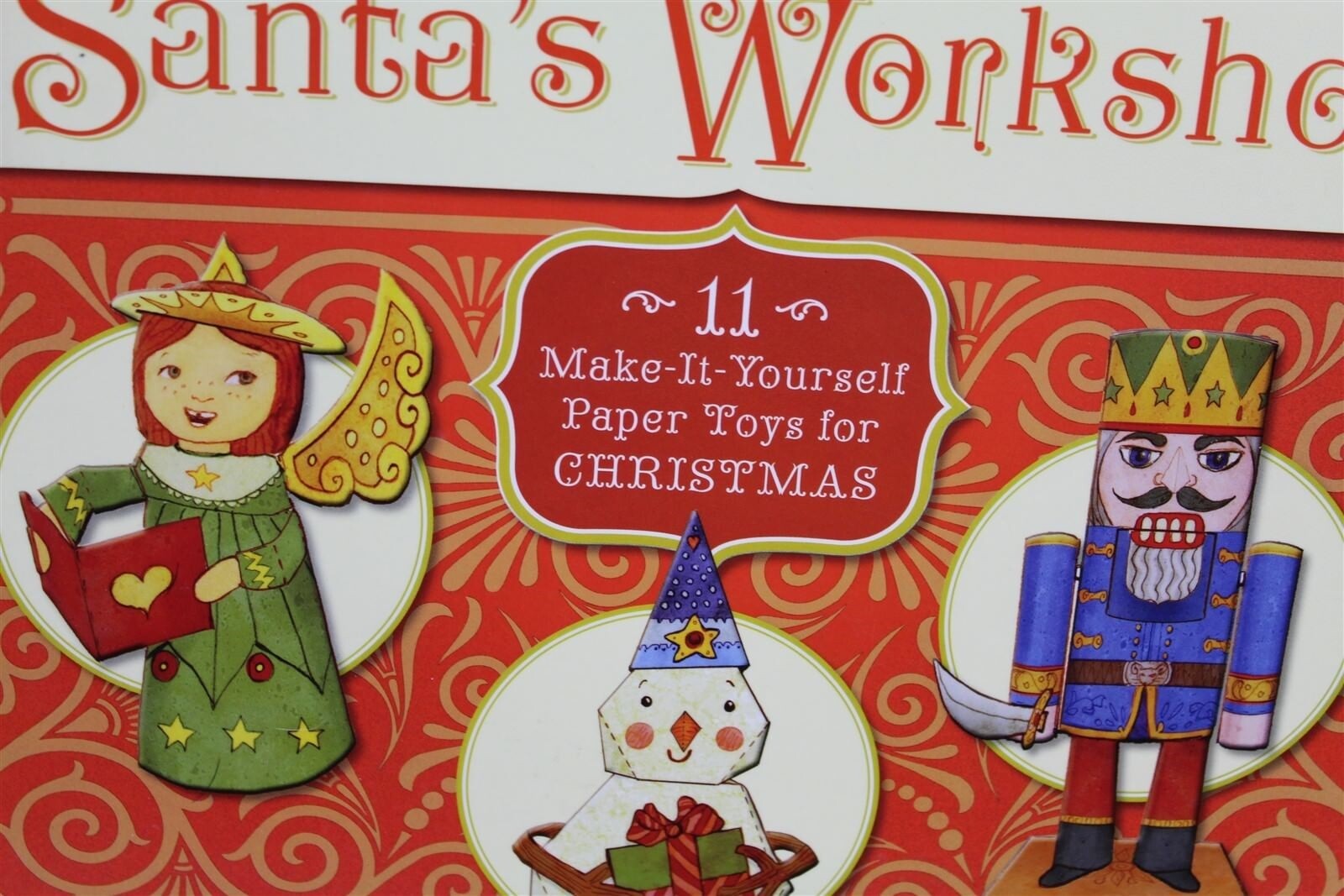 Santa's Workshop easy papercraft toy kit