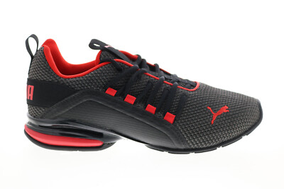 

Puma Axelion LS 19438401 Мужские черные сетчатые кроссовки на шнуровке, Черный, Puma Axelion LS