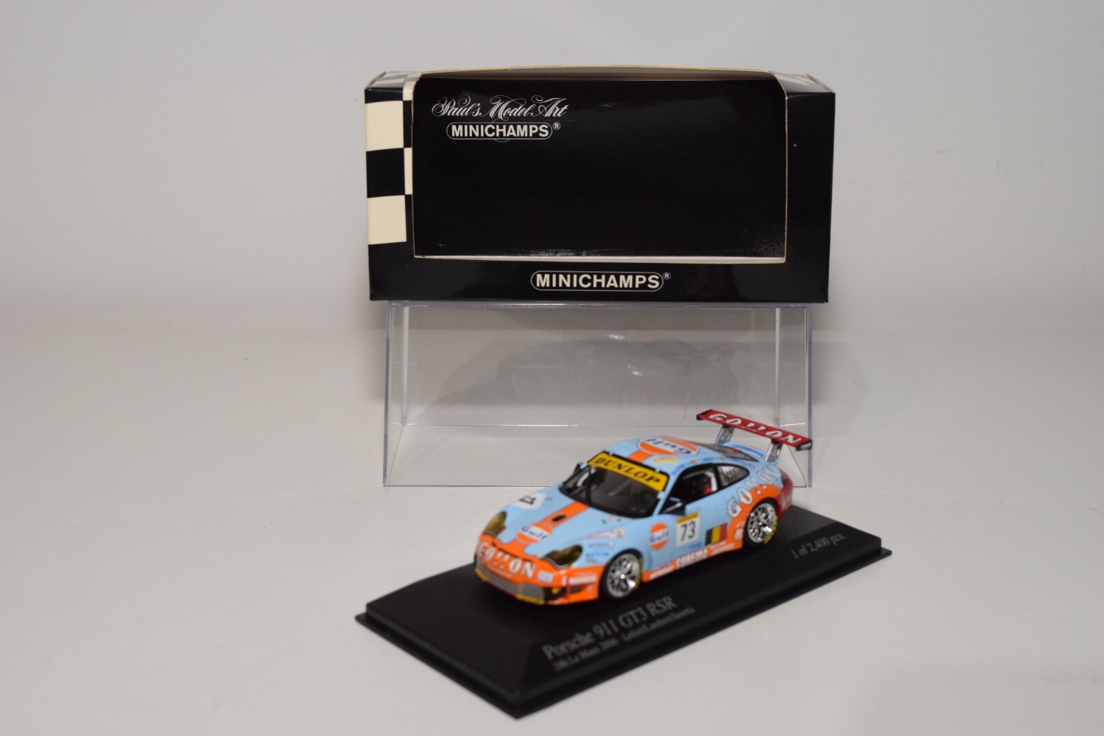 B20 1:43 MINICHAMPS 400 066473 PORSCHE 911 GT3 RSR ICE POL