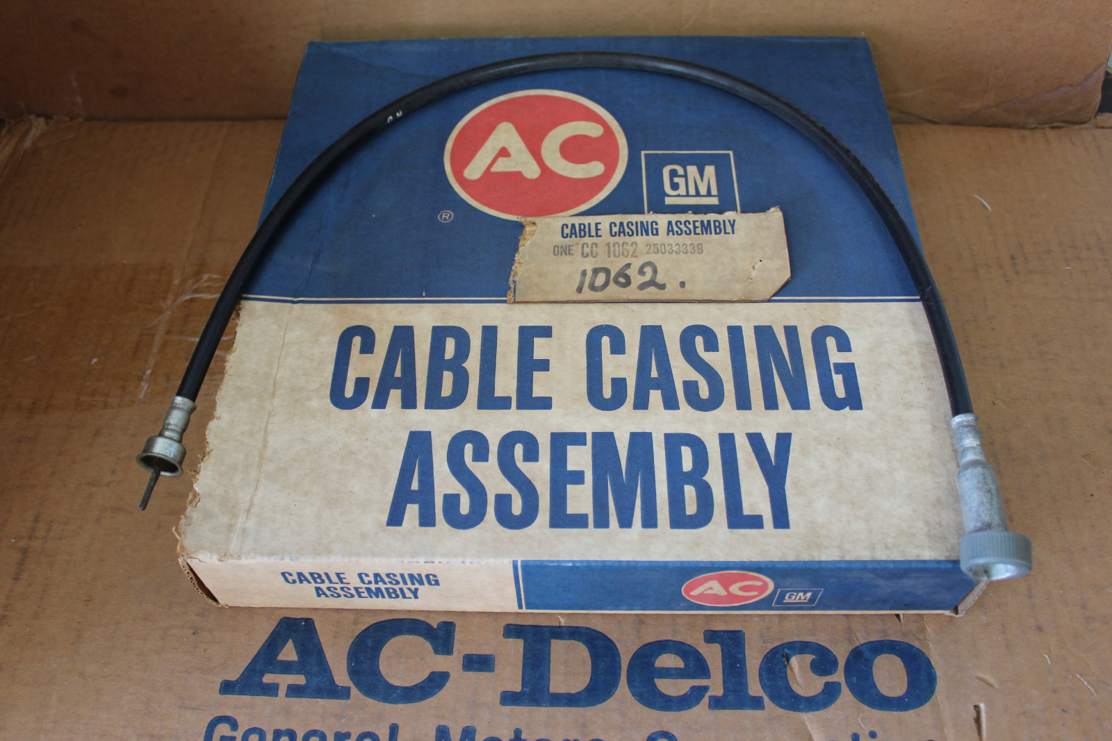 確認用！ NOS AC Delco CC1062 GM 25033339 Speedometer Cable Assembly