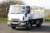 IVECO EUROCARGO 140E22 4X2 CAGED STEEL TIPPER (2008)