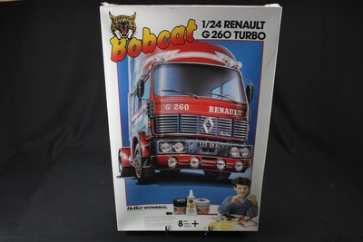 YO037 HELLER 1/24 rare model truck 3503 Renault G260 Turbo Bobcat