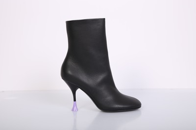 3JUIN 3JUIN BLACK LIDIA ANKLE BOOTS
